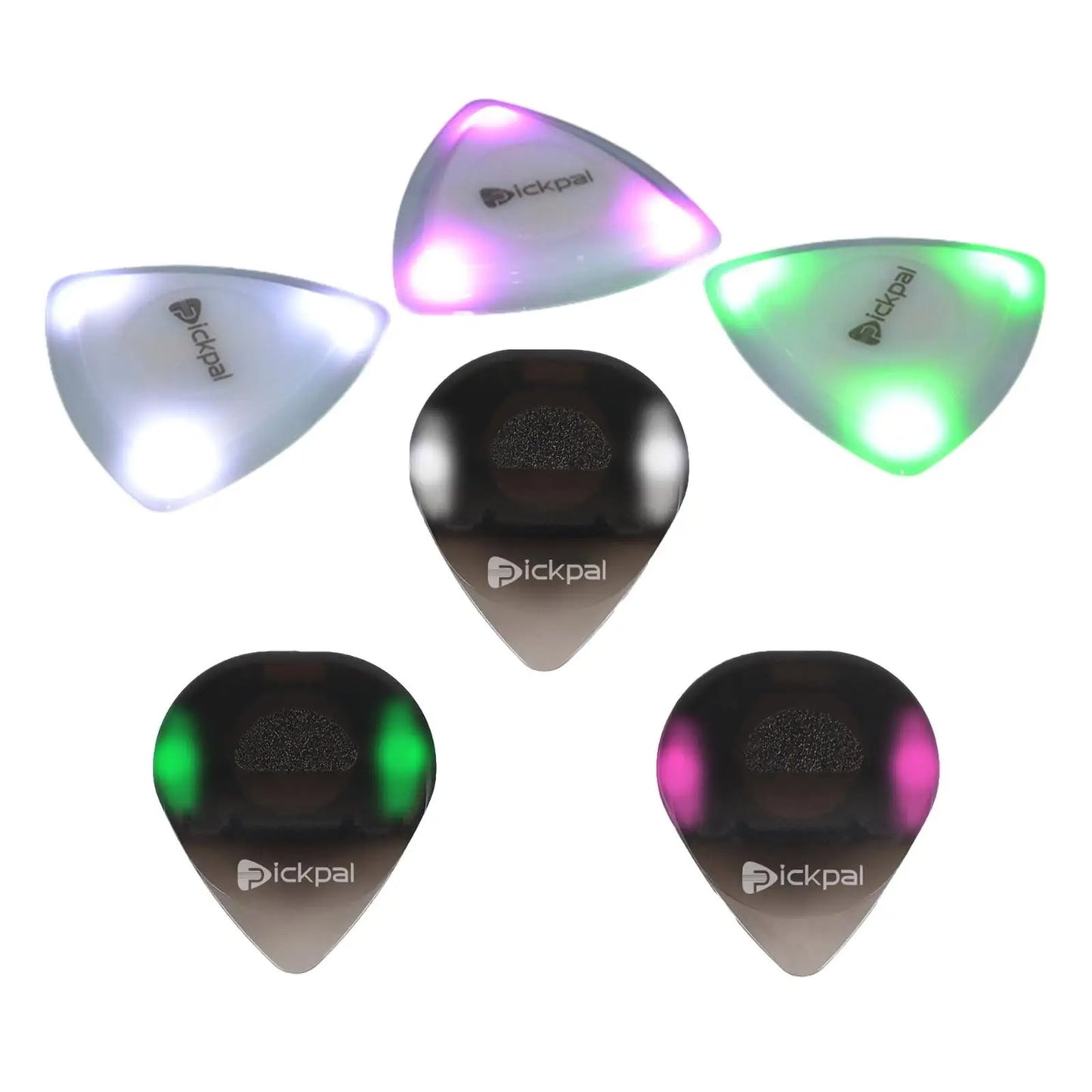 6 MOTION LIGHT UP GUITAR PICKS